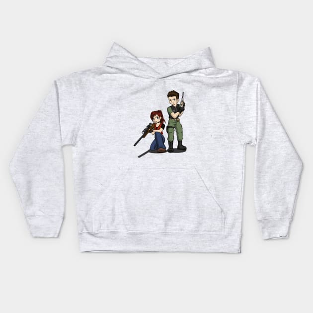 RE: Code Veronica Chris and Claire Redfield Kids Hoodie by LittleBearArt